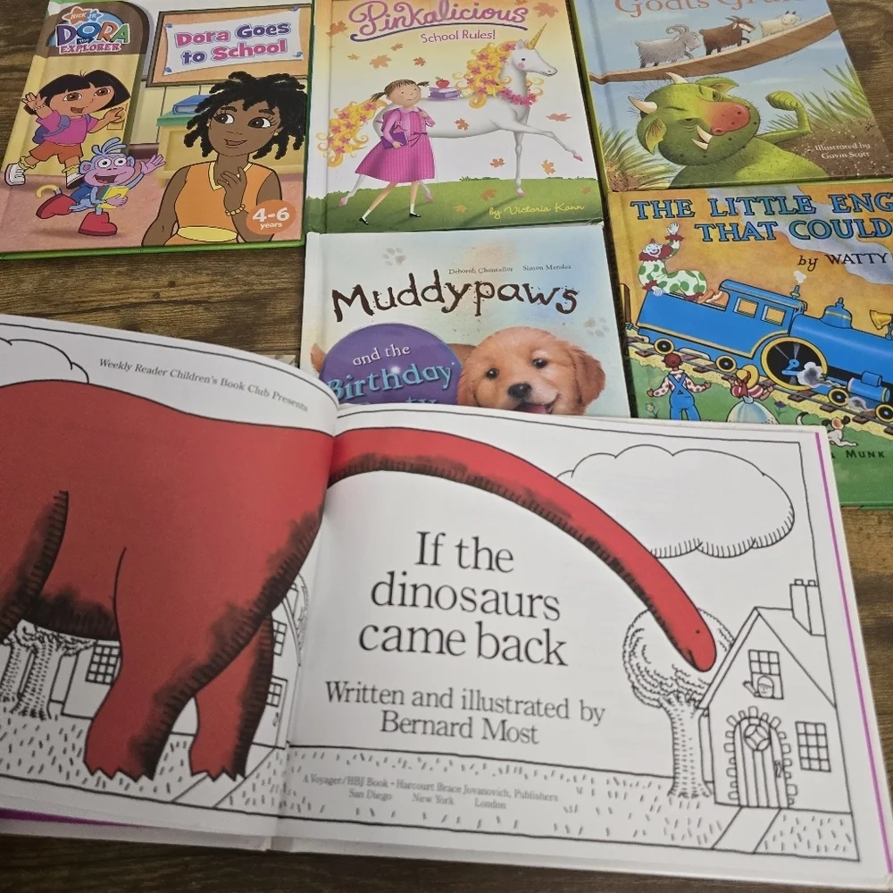 Kids Hardcover Book Lot Of 7